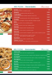 Menu Pizz'Addict - Pizzas