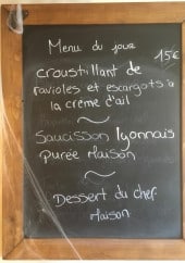 Menu Le placebo - Exemple de menu