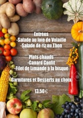 Menu La Passerelle - Un exemple de menu du jour