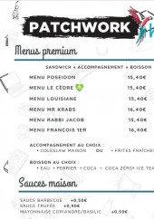 Menu Patchwork House - Menus premium et sauces maison