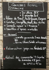Menu Au Jean Moulin - Exemple de menu