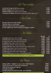 Menu Ô Temps Suspendu - Les tapas à partager, entrées, salades,...