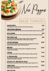 Menu Allora Pizza - PIZZA BASE TOMATE