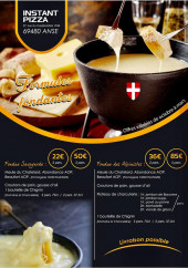 Menu Instant Pizza - Les formules fondantes