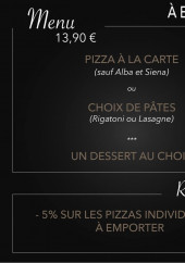 Menu La Villa - Menu à 13;9€