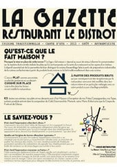 Menu Le Bistrot - Carte et menuLe Bistrot à Dardilly