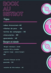 Menu Brasserie Des Sports - Tapas et burgers