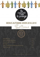 Menu Paul Bocuse - Carte et menu Paul Bocuse  Collonges Au Mont d'Or