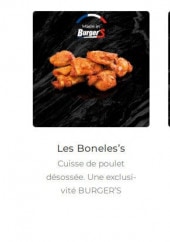 Menu Burger'S - Tex mex