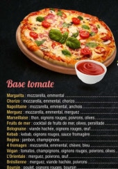 Menu La Re7 - Pizzas