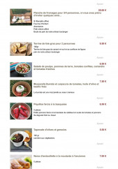Menu Les copains d’abord - Entrées et tapas a partager suite