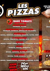 Menu Ô'Royal Givors - Les pizzas