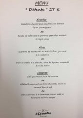 Menu La Ré'création - Menu détente 