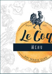 Menu Le Coq - Carte et menu Le Coq Julienas