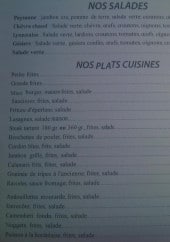 Menu Illico Prétot - Les salades et plats