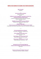 Menu Au Mastroquet - les autres menus