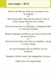 Menu Le Balcon - menu 30€