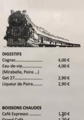 Menu L'Orient Express - Les digestifs et boissons chaudes