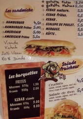 Menu Royal kebab - Les sandwiches, salades et barquettes