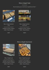 Menu L'Atypik - Menu l&amp;#039;atypik tradi et  menu l&amp;#039;atypik gourmand
