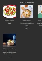 Menu L'Atypik - Menu l&amp;#039;atypik salade