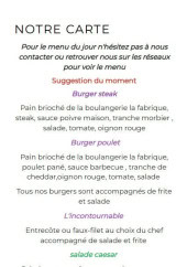 Menu Le helfy - La carte