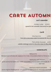 Menu Les Coursives - La carte