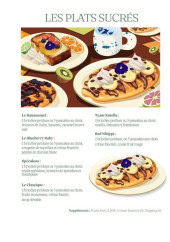 Menu Oh Café - Les plats sucrés