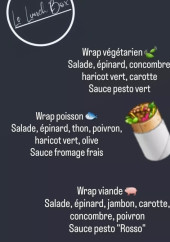 Menu Le Lunch Box - Wraps