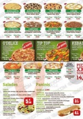 Menu O'delice - Pizzas, salades, paninis,...