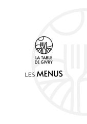 Menu La Table De Givry - Carte et menu La Table De Givry, Givry