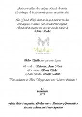 Menu Restaurant Le Meulien - Carte et menu Le Meulien Tournus
