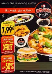 Menu Andiamo pizza - Carte et menu Andiamo pizza Le Mans