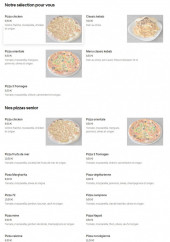 Menu Délice De L'eperon - Les sélections et pizzas