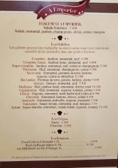 Menu Ben & Suzette - Les galettes et crêpes 