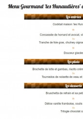 Menu Auberge Des Hunaudieres - Le menu gourmand