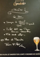Menu O'Bistrot du Saint Ellier - Un exemple de menu du jour