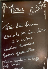 Menu Le Saint Jean - Un exemple de menu