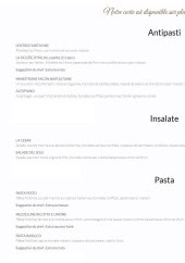 Menu La Petite Ristorante - Les antipasti, insalate, ...