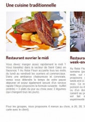 Menu Au Relai Fleuri - Les formules