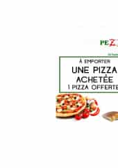 Menu Pezzo di pizza - Carte et menu Pezzo di pizza Chambery
