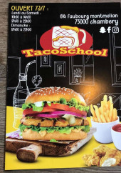 Menu TacoSchool - Carte et menu TacoSchool Chambery