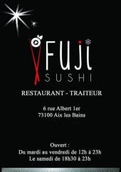 Menu Fuji Sushi - Carte et menu Fuji Sushi Aix les Bains