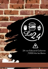 Menu Le 24 - Carte et menu Le 24  Aix-les-Bains