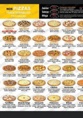 Menu Mistral Food - Les pizzas