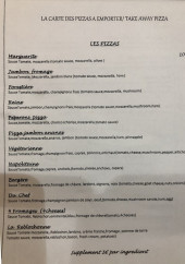 Menu La table de marie - Les pizzas