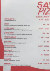 Menu Savoie Pizzas - Pizzas