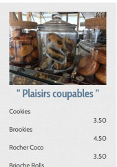 Menu Floe - Plaisirs coupables