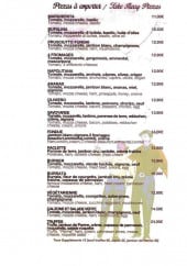 Menu Le Chalet de La Roche - Pizzas à emporter