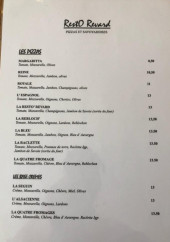 Menu RestÔ Revard - La carte